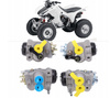  4 Cylinderki Hamulcowe Kół do TRX300 4WD 1988-2000 Przednie Lewy Prawy