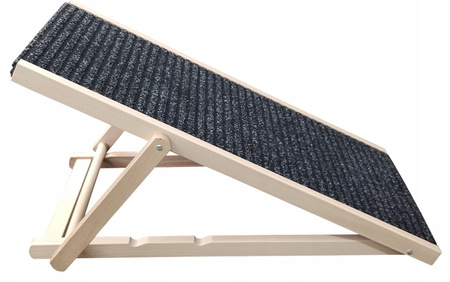 RAMPA REGULOWANA POCHYLNIA PODEST DLA ZWIERZAKA REGULACJA 35-45 cm SCHODY