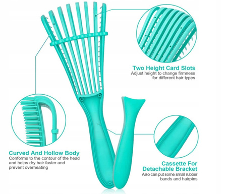 Elastyczna Szczotka Do Rozczesywania ? Regulowana, Lekka, Turbo Wygodna!