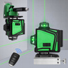 ZIELONY LEVEL 4D SAMOPOZIOMUJĄCY LASER 360 KRZYŻOWY 16 LINII ZESTAW