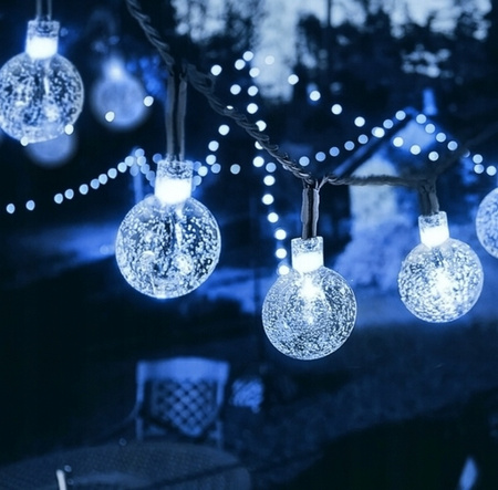 GIRLANDA OGRODOWA 22m 200 LED Świetlna Łańcuch Lampki Ogrodowe