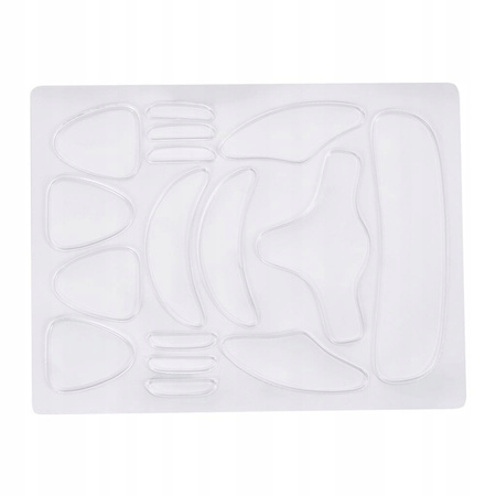 18 szt. Silikonowa podkładka do twarzy