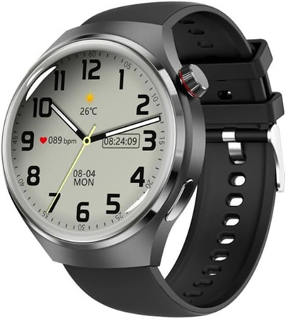 SMARTWATCH ZEGAREK POMIAR CUKRU SPORT BUDZIK ROZMOWY 2 PASKI NFC