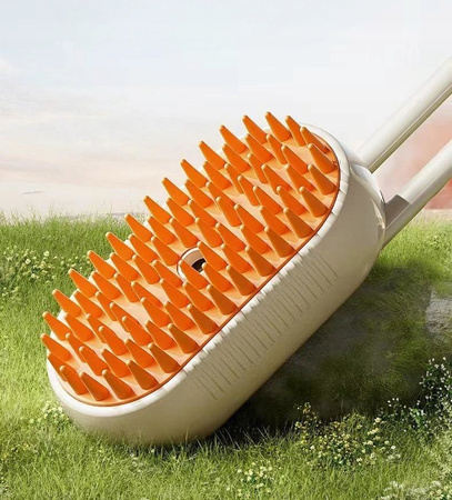 SZCZOTKA PAROWA DLA PSA KOTA ZWIERZĄT DOZOWNIK SIERŚĆ UCHWYT ELEKTRYCZNA