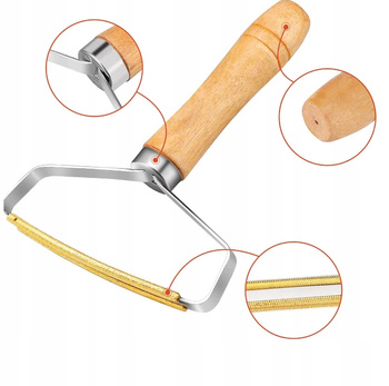 GOLARKA DO UBRAŃ  TAPICERKI GRZEBIEŃ DO SIERŚCI ZMECHACEŃ 2 szt gratis