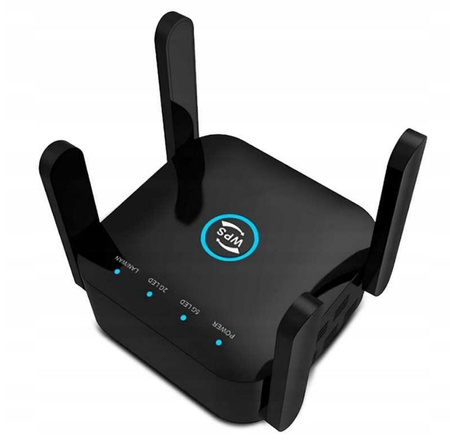WZMACNIACZ SYGNAŁU WiFi SIECI REPEATER 1200 mb/s