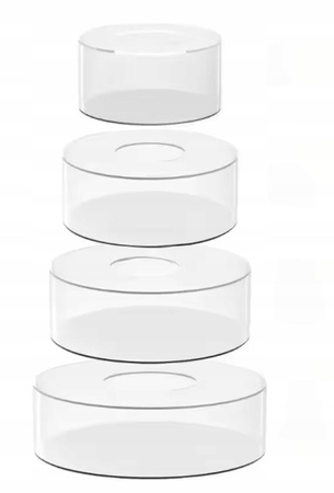 Separator / Tuleja Akrylowa do Tortu – 15 cm na 10 cm