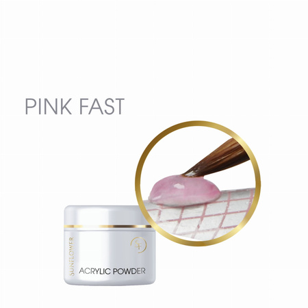 Róż Transparent Puder Akrylowy Szybki-  "Fast" - Pink 6g
