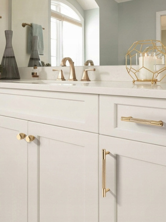 Złoty uchwyt meblowy PREMIUM – nowoczesny design i trwałość długość 22cm