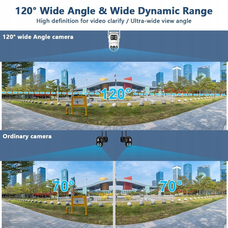 Kamera IP zewnętrzna ICSEE 4K UHD 8MPX KAMERA ZEWNĘTRZNA ICSEE OBROTOWA
