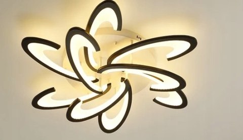 Lampa sufitowa żyrandol LED Euroton pilot regulacja natężenia i barwy