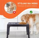 Stojak na miskę Miska na Stojaku dla Psa Miska Pływająca czarny 1,1 l