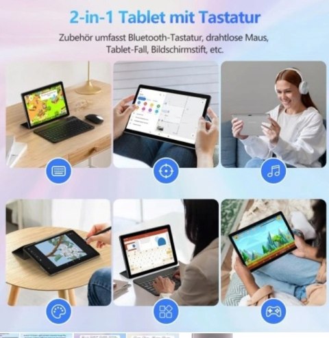 Tablet TOSCIDO T28 10,1" 4/64GB LTE Android 12 gold/złoty