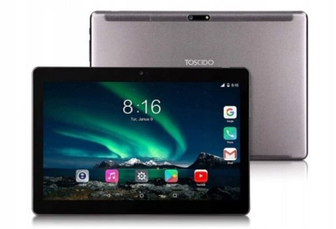 Tablet TOSCIDO T28 10,1" 4/64GB LTE Android 12 gwiezdna szarość