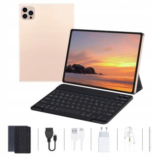 Tablet VANWIN v62 10,1" 6 GB / 128 GB złoty / karta SD, Klawiatura, Etui