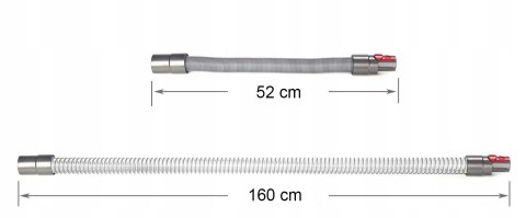 WĄŻ do odkurzacza DYSON V8 V10 V11 V12 V15 V6 V7, elastyczny, rura giętka