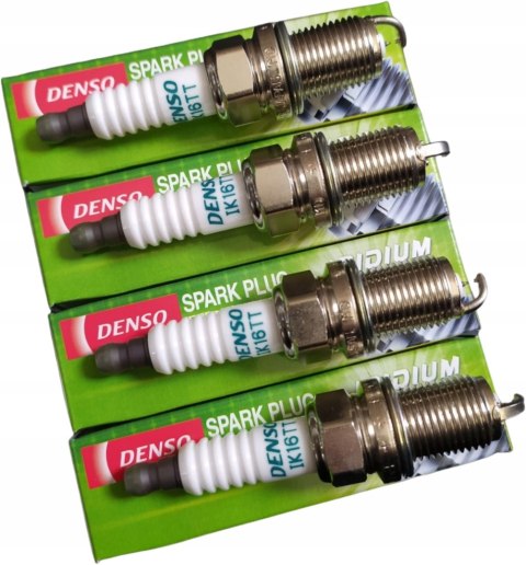 4X DENSO ŚWIECA ZAPŁONOWA IRYDOWA IK16TT 4701 LPG/CNG, 19,0 mm, 16 mm