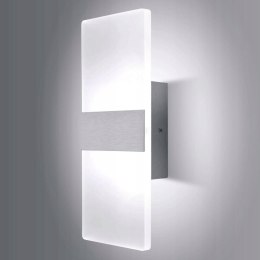 KINKIET ŚCIENNY Lampa nowoczesny 12W LED AKRYL pilot ściemni