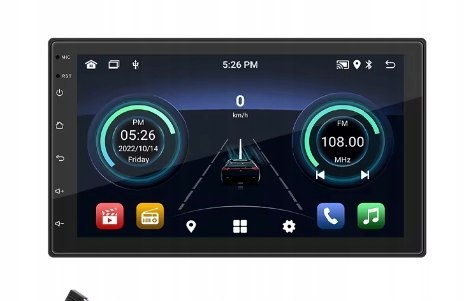 RADIO SAMOCHODOWE 2DIN 7''ANDROID 10 GPS + kamera cofania