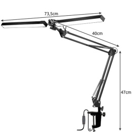 Lampka Kreślarska Szkolna Biurkowa na Biurko 80LED