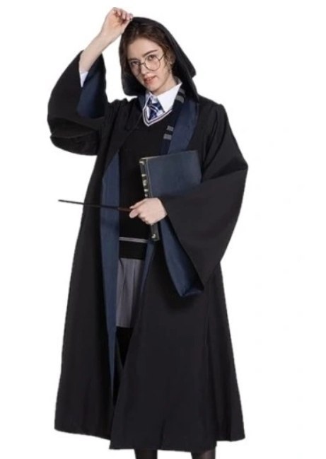 Przebranie strój Harry Potter Ravenclaw Peleryna czarodzieja r.XL