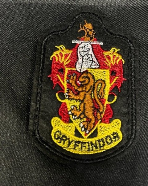 STRÓJ PRZEBRANIE HARRY POTTER GRYFFINDOR PELERYNA CZARODZIEJA TOGA M