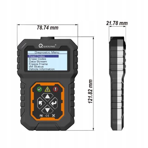 Diagnostyczny Tester Interfejs OBD2 POLSKI Skaner