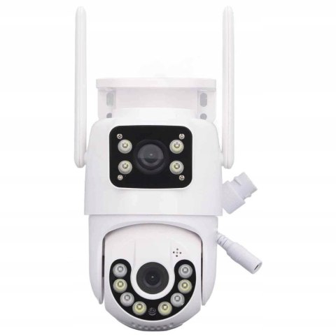 ZEWNĘTRZNA OBROTOWA KAMERA IP WIFI 6MP 2K 2 Ekrany A-0659