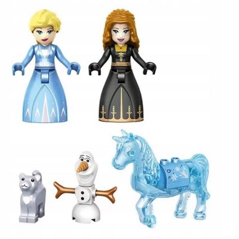 Frozen Kraina Lodu Elsa Anna Olaf klocki układanka zamek prezent