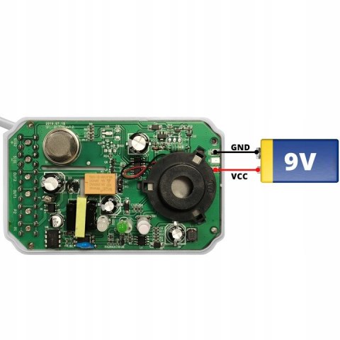 CZUJNIK DYMU DETEKTOR GAZU CZUJNIK CZADU LPG LNG METAN, PROPAN, BUTAN ALARM