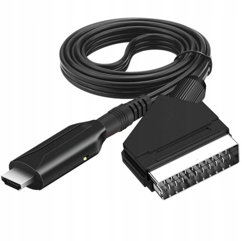 Scart Na HDMI Konwerter Z Kablem HDMI Adapter HDTV