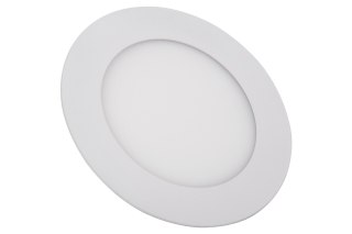 Okrągły plafon podtynkowy 6W 4000K natural white fi12cm