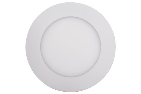 Okrągły plafon podtynkowy 6W 4000K natural white fi12cm