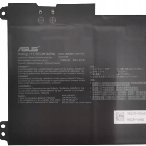 Bateria do laptopa ASUS VivoBook Go 14 15 B31N1912 3ICP5/57/80