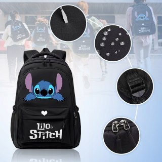 Disney Stitch plecak szkolny Kawaii wodoodporny plecak o dużej pojemności