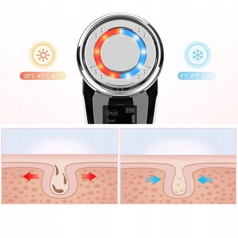 MEZOTERAPIA BEZIGŁOWA MASAŻER MEZOPROSKIN DO TWARZY LIFTINGU EMS URZĄDZENIE