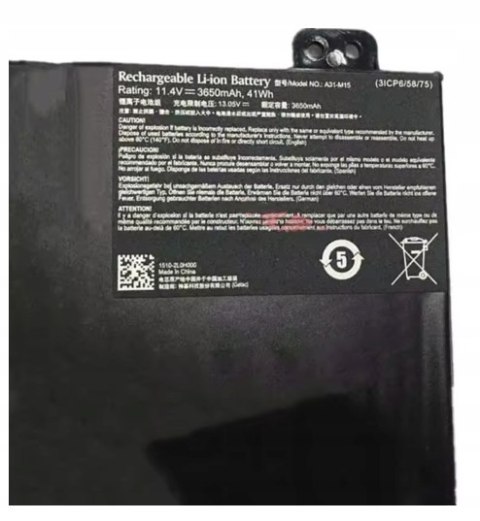 Bateria do laptopa Medion Akoya i Haier Boyue A31-M15 3650mAh 41Wh 11.4V