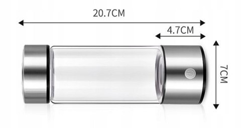 Generator wodoru H2 jonizator wody SZKLANY