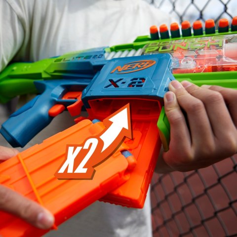 Hasbro Nerf Elite - Wyrzutnia Double Punch + strzałki F6363