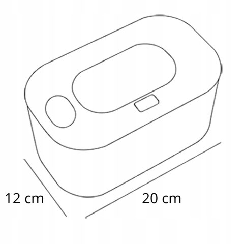 PODGRZEWACZ PUDEŁKO DO NAWILŻANYCH CHUSTECZEK CHIGIENA DLA DZIECI NIEMOLĄT