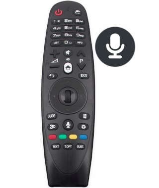 Pilot DO LG SMART TV AN-MR600 VOICE GŁOS czarny