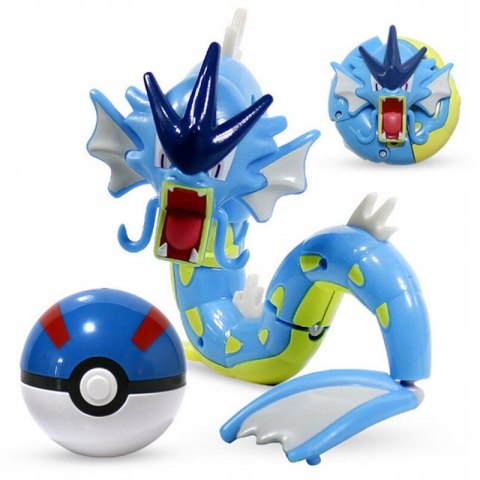 Pokeball Pokemon Go + Figurka Składana Gyarados