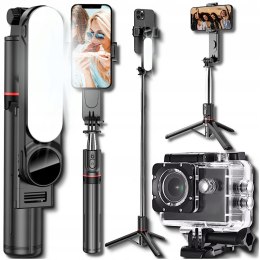 Selfie-stick Kijek Selfie Stick uchwyt zdjęć do telefonu statyw czarny
