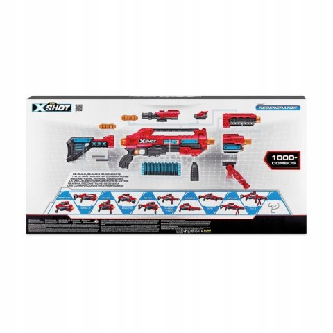 ZURU X-SHOT EXCEL REGENERATOR wyrzutnia BLASTER z 48 strzałkami