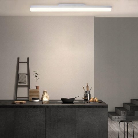 Lampa sufitowa led 60cm oświetlenie sufitowe 24W biała listwa