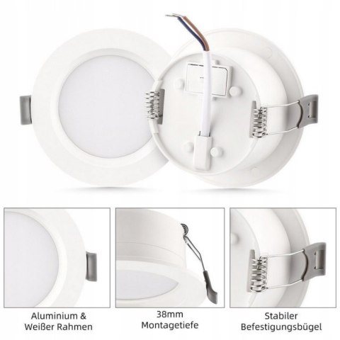 OCZKO SUFITOWE LAMPA LED 7W 3 barwy