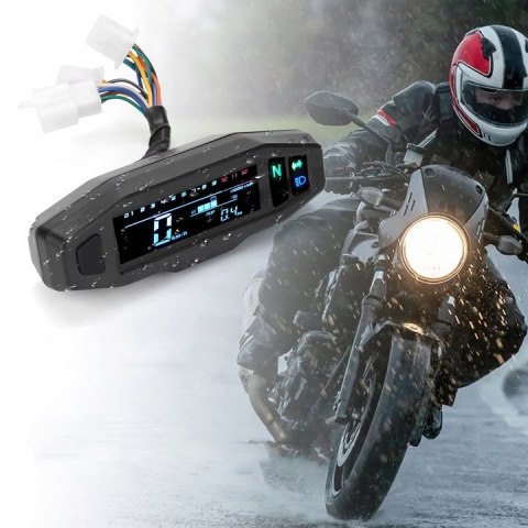 PRĘDKOŚCIOMIERZ DO MOTORA MOTOCYKLOWY LCD MINI