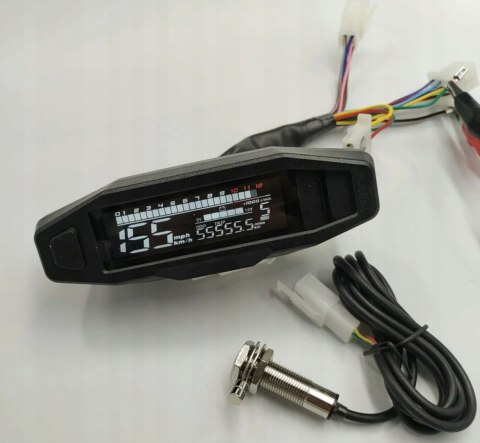 PRĘDKOŚCIOMIERZ DO MOTORA MOTOCYKLOWY LCD MINI