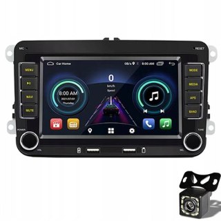 NAWIGACJA 2DIN RADIO ANDROID 14 16GB VW PASSAT GOLF LEON + KAMERA COFANIA