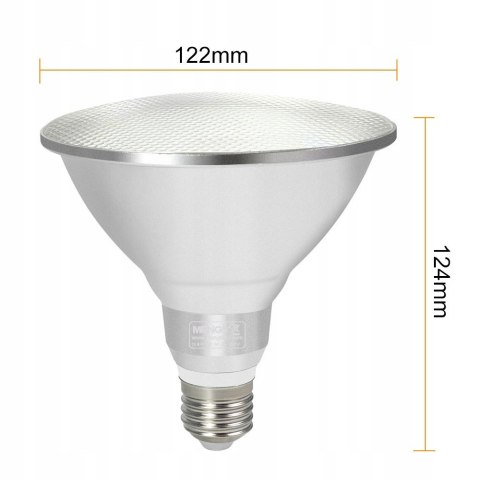 ŻARÓWKA LED E27 PAR38 15W=120W BIAŁY CIEPŁY 1200LM